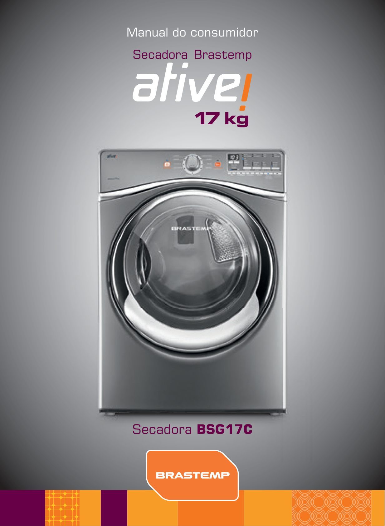 Secadora de Roupas Brastemp BSG17C 17kg - capa